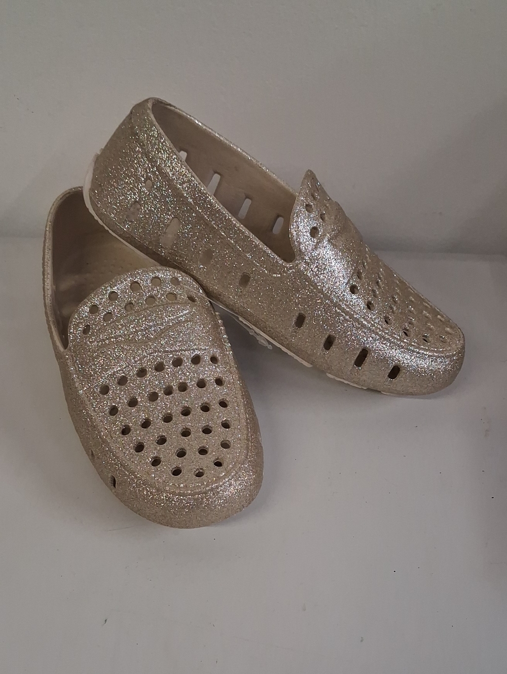 Kids Floafers Prodigy Sparkle Slip On Shoes Sz. 12